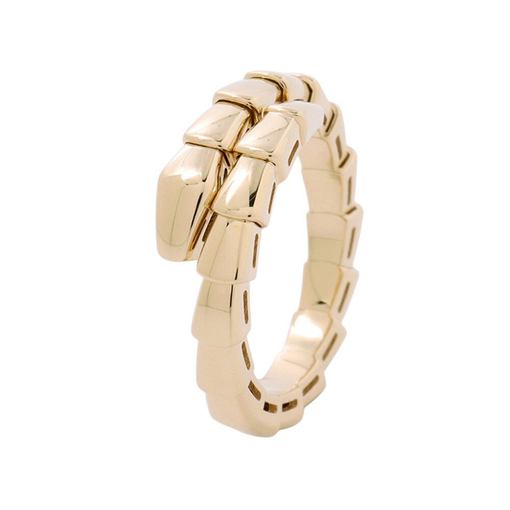 Bvlgari Bulgari Serpenti Viper Ring, 18K Yellow Gold, Size XL, 358636. (Bulga...
